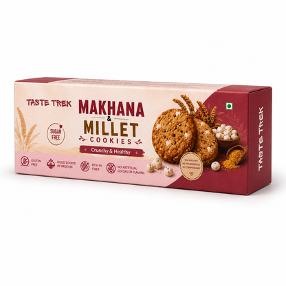 Sugar Free Makhana & Millet Cookies