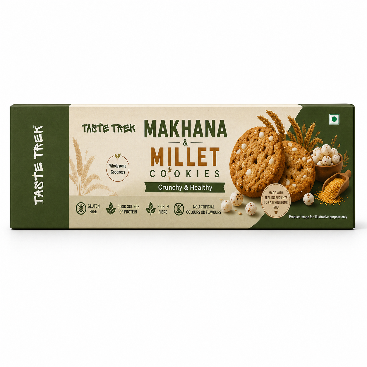 Makhana & Millet Cookies