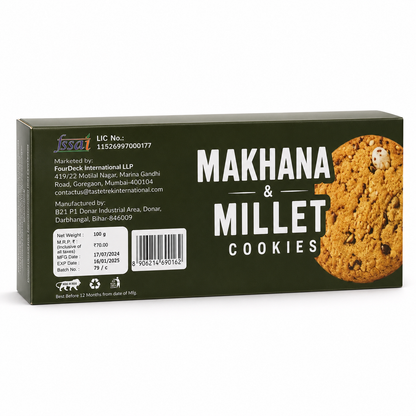 Makhana & Millet Cookies